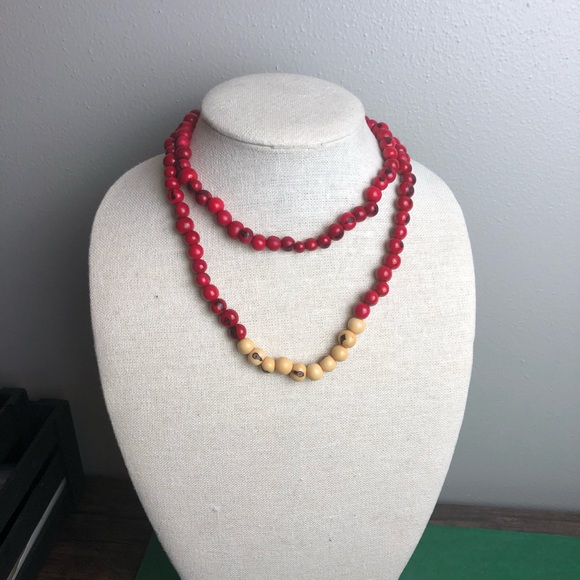 FINAL SALE:Açaí Seed Single Strand Necklace - Picture 2 of 3